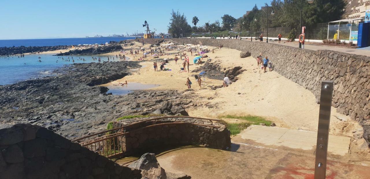 Luxury Estudio En Playa Roca A Primera Linea Del Mar Costa Teguise Buitenkant foto